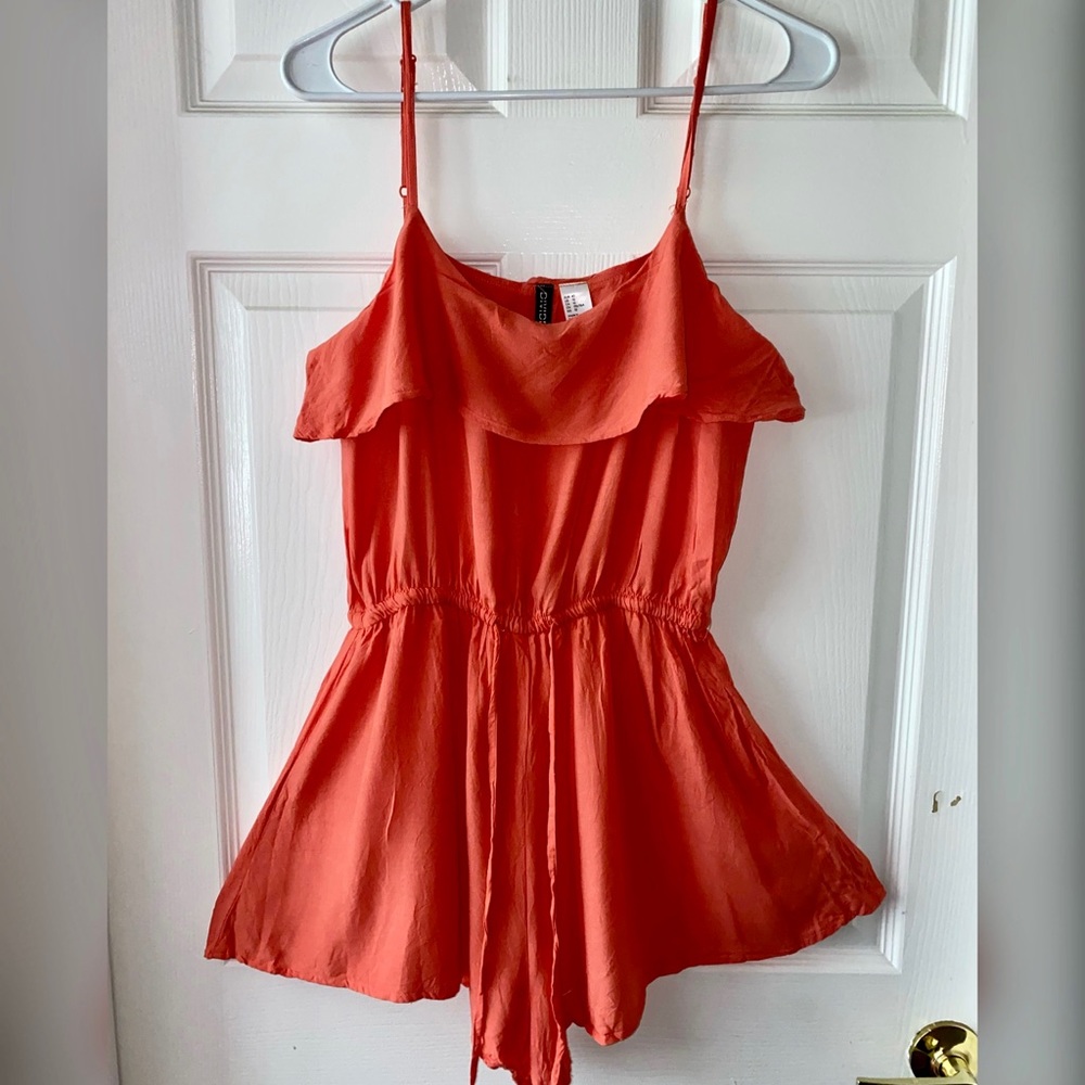 H&M Coral Romper